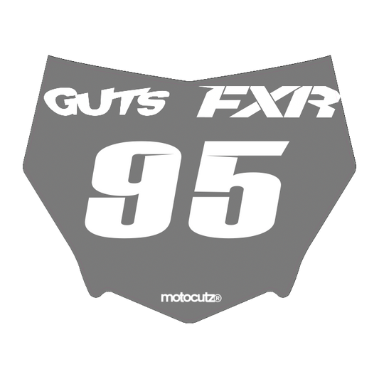 CUSTOM MOTOCUTZ FRONT PLATE DECAL