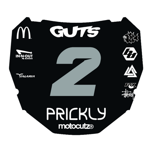CUSTOM ODI NUMBER PLATE DECAL