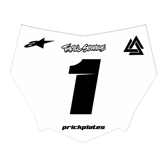 CUSTOM MOTOCUTZ FRONT PLATE DECAL