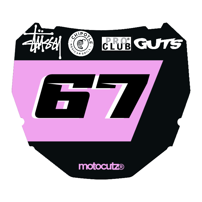CUSTOM ODI NUMBER PLATE DECAL