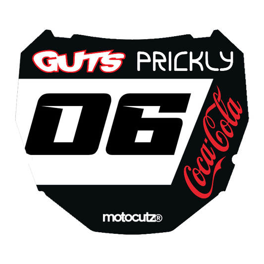 CUSTOM ODI NUMBER PLATE DECAL