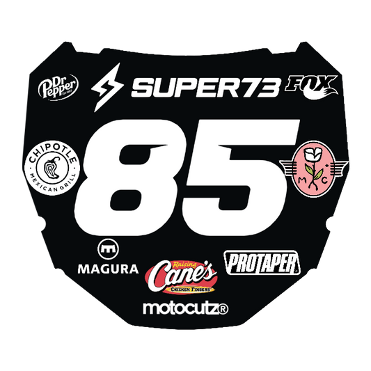 CUSTOM ODI NUMBER PLATE DECAL