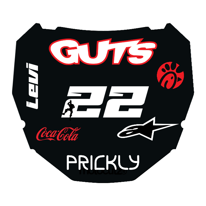 CUSTOM ODI NUMBER PLATE DECAL