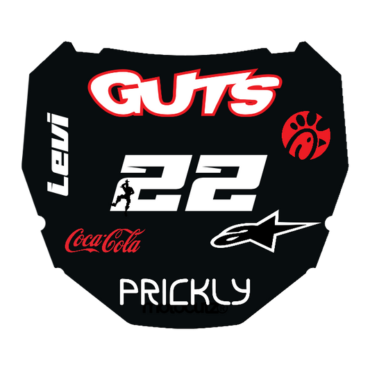 CUSTOM ODI NUMBER PLATE DECAL