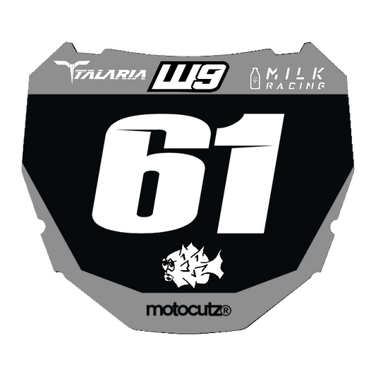 CUSTOM ODI NUMBER PLATE DECAL