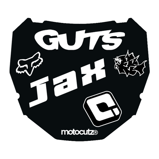CUSTOM ODI NUMBER PLATE DECAL
