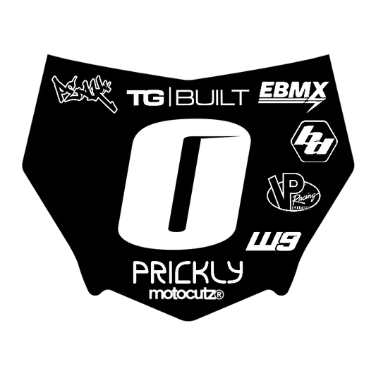 CUSTOM MOTOCUTZ FRONT PLATE DECAL