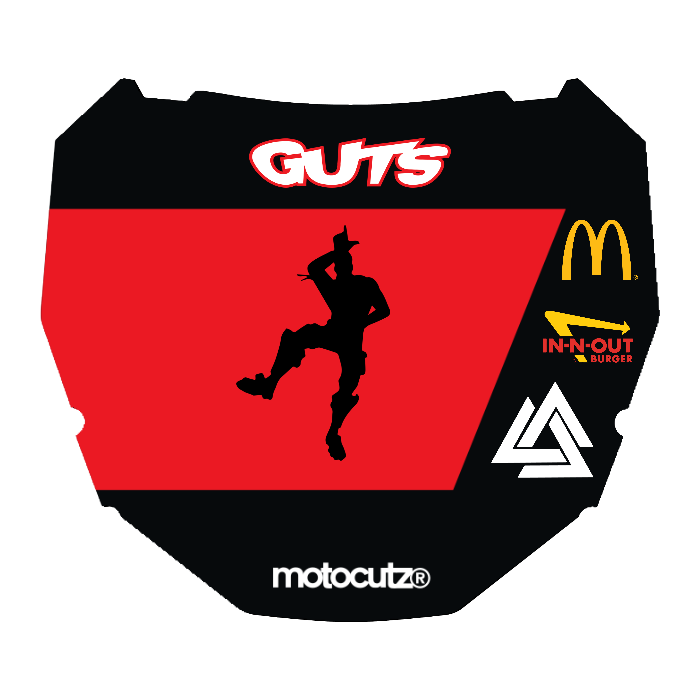 CUSTOM ODI NUMBER PLATE DECAL