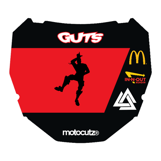 CUSTOM ODI NUMBER PLATE DECAL