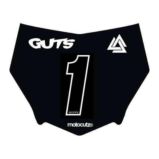 CUSTOM MOTOCUTZ FRONT PLATE DECAL
