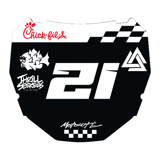 CUSTOM ODI NUMBER PLATE DECAL