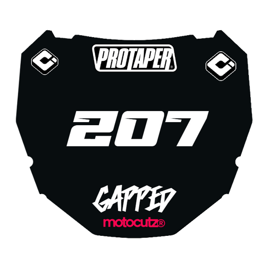 CUSTOM ODI NUMBER PLATE DECAL