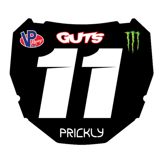 CUSTOM ODI NUMBER PLATE DECAL