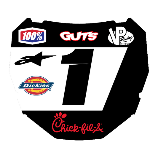 CUSTOM ODI NUMBER PLATE DECAL