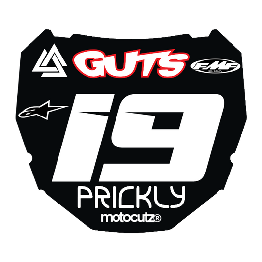 CUSTOM ODI NUMBER PLATE DECAL