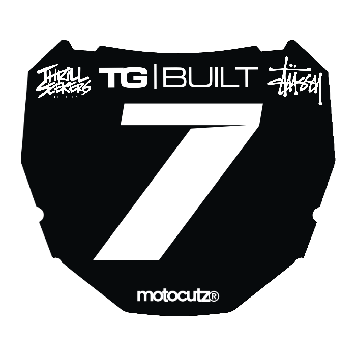 CUSTOM ODI NUMBER PLATE DECAL