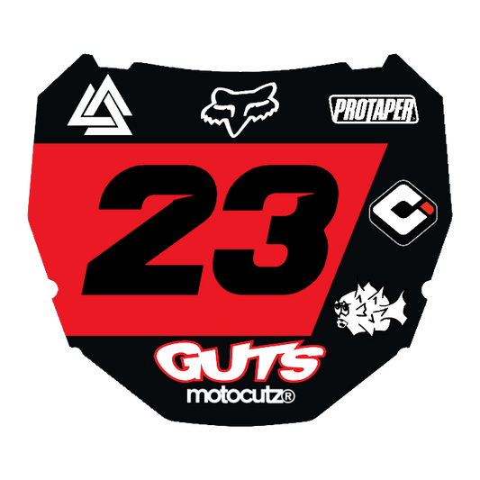 CUSTOM ODI NUMBER PLATE DECAL