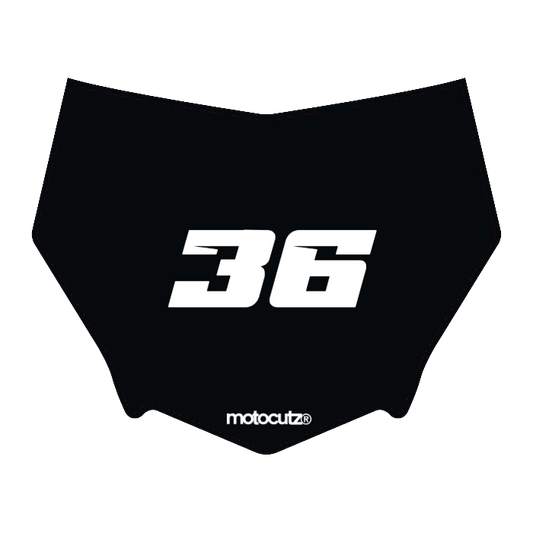 CUSTOM MOTOCUTZ FRONT PLATE DECAL