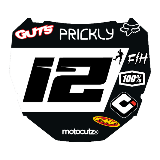 CUSTOM ODI NUMBER PLATE DECAL