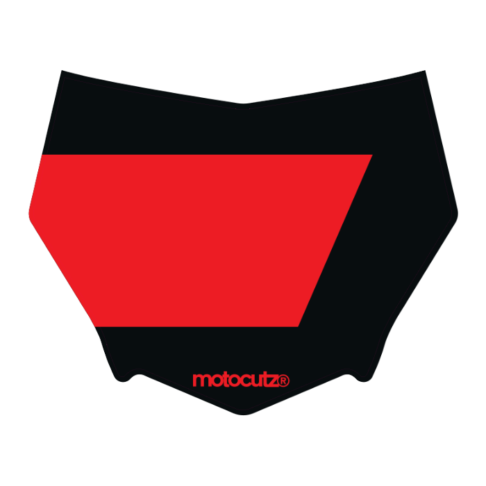 CUSTOM MOTOCUTZ FRONT PLATE DECAL
