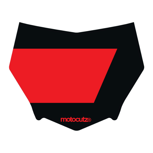 CUSTOM MOTOCUTZ FRONT PLATE DECAL
