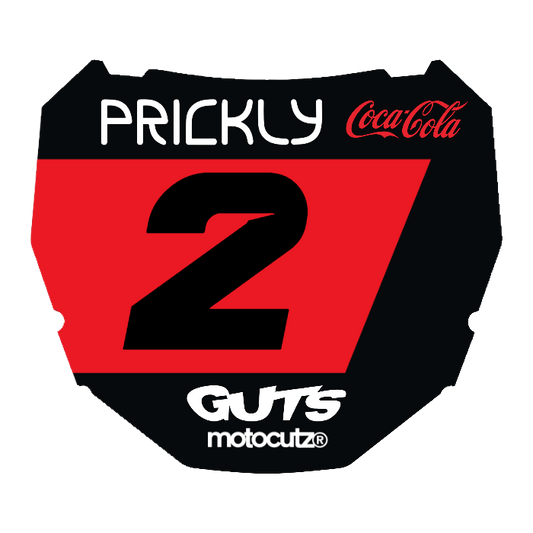 CUSTOM ODI NUMBER PLATE DECAL