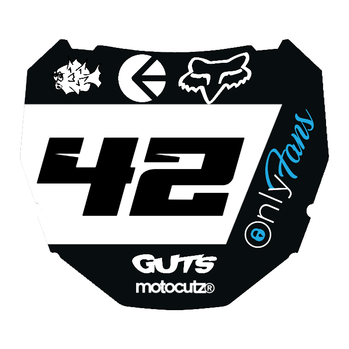 CUSTOM ODI NUMBER PLATE DECAL