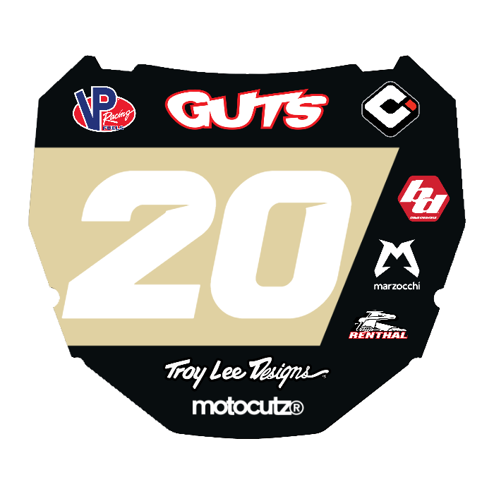 CUSTOM ODI NUMBER PLATE DECAL