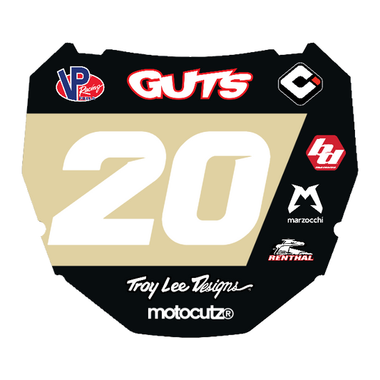 CUSTOM ODI NUMBER PLATE DECAL