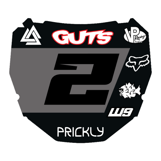 CUSTOM ODI NUMBER PLATE DECAL