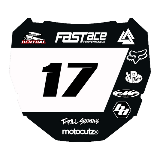 CUSTOM ODI NUMBER PLATE DECAL