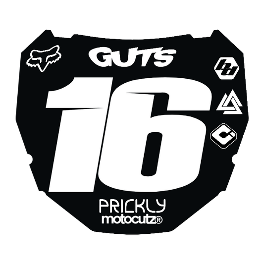 CUSTOM ODI NUMBER PLATE DECAL