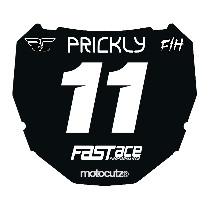 CUSTOM ODI NUMBER PLATE DECAL