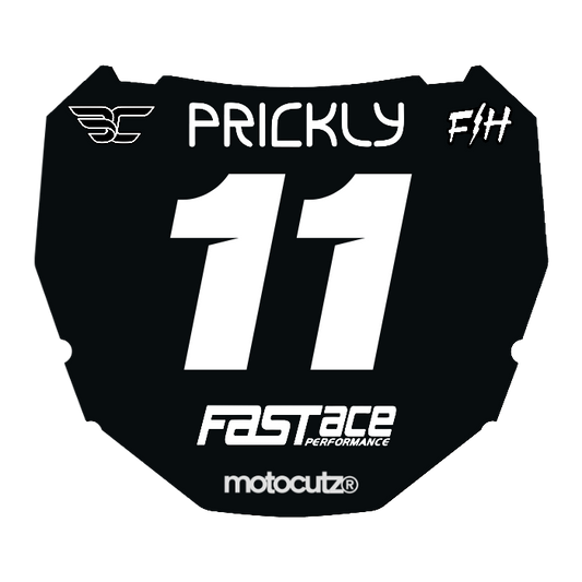CUSTOM ODI NUMBER PLATE DECAL