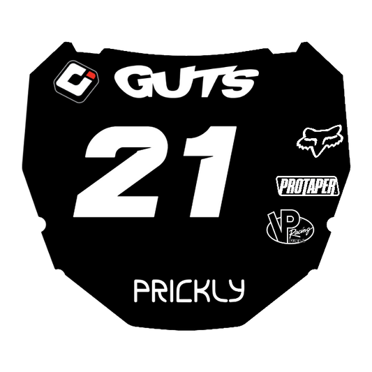 CUSTOM ODI NUMBER PLATE DECAL