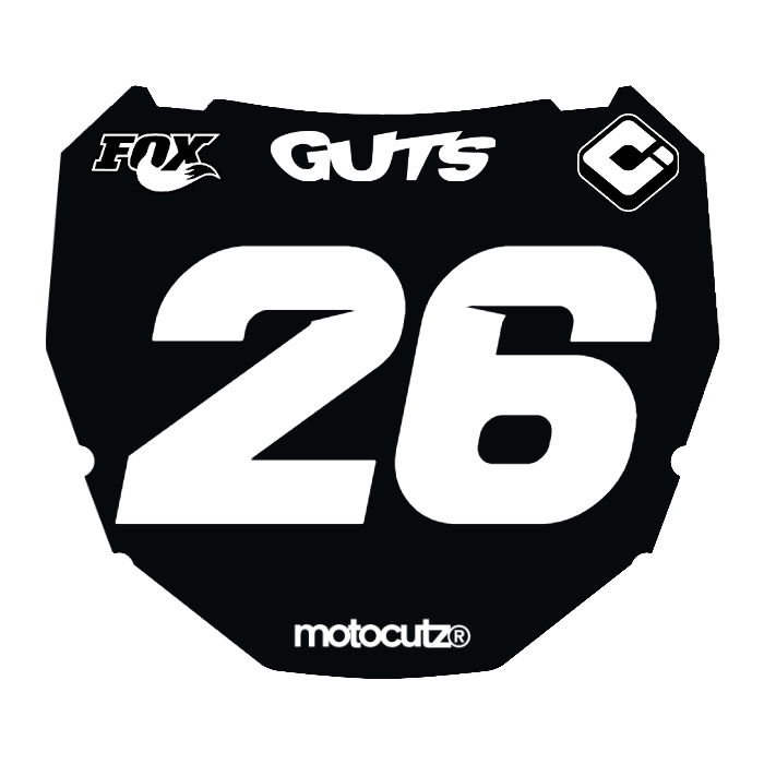 CUSTOM ODI NUMBER PLATE DECAL