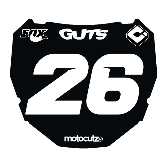 CUSTOM ODI NUMBER PLATE DECAL