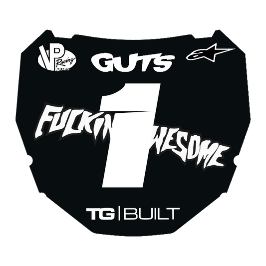 CUSTOM ODI NUMBER PLATE DECAL