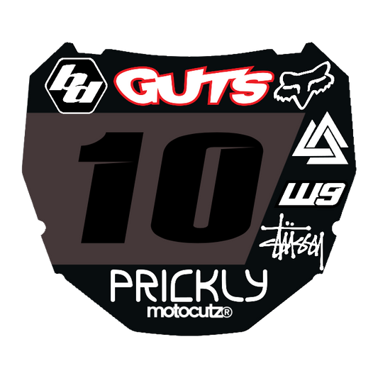 CUSTOM ODI NUMBER PLATE DECAL