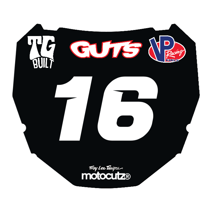 CUSTOM ODI NUMBER PLATE DECAL