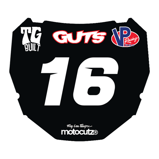 CUSTOM ODI NUMBER PLATE DECAL
