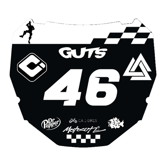 CUSTOM ODI NUMBER PLATE DECAL