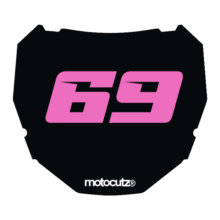 CUSTOM ODI NUMBER PLATE DECAL