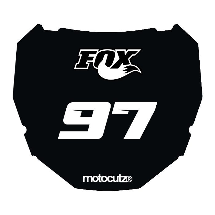 CUSTOM ODI NUMBER PLATE DECAL