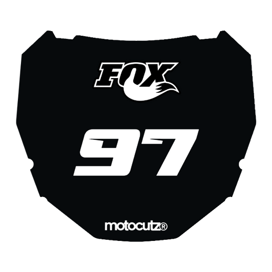 CUSTOM ODI NUMBER PLATE DECAL