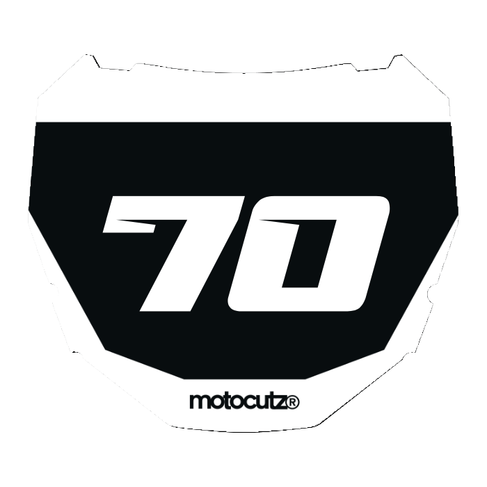 CUSTOM ODI NUMBER PLATE DECAL