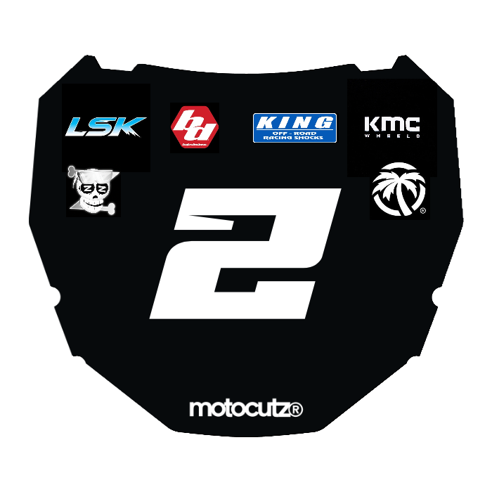 CUSTOM ODI NUMBER PLATE DECAL
