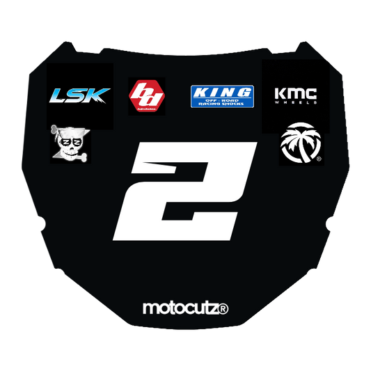 CUSTOM ODI NUMBER PLATE DECAL
