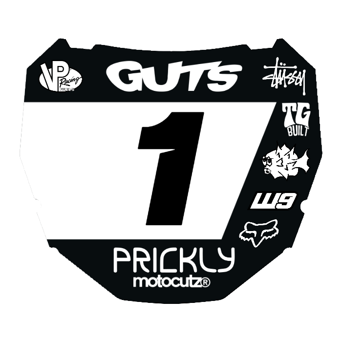 CUSTOM ODI NUMBER PLATE DECAL
