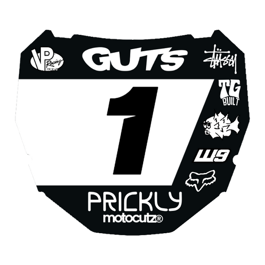 CUSTOM ODI NUMBER PLATE DECAL